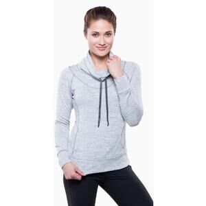 KUHL Lea Lightweight Outdoor Pullover Sweater w/Kangaroo Pouch Ash Womens Size M
